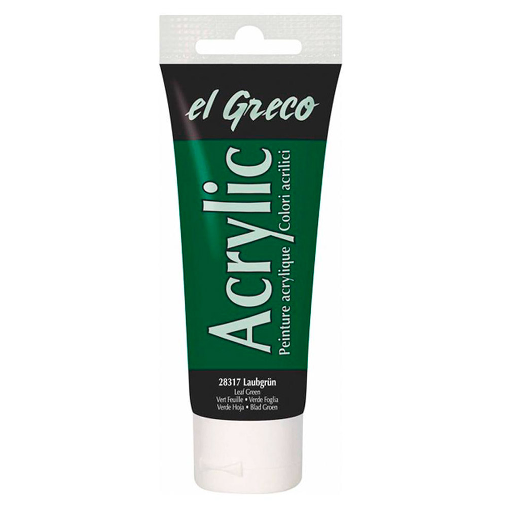 Pintura el Greco Verde Hoja Acrílica 75ml