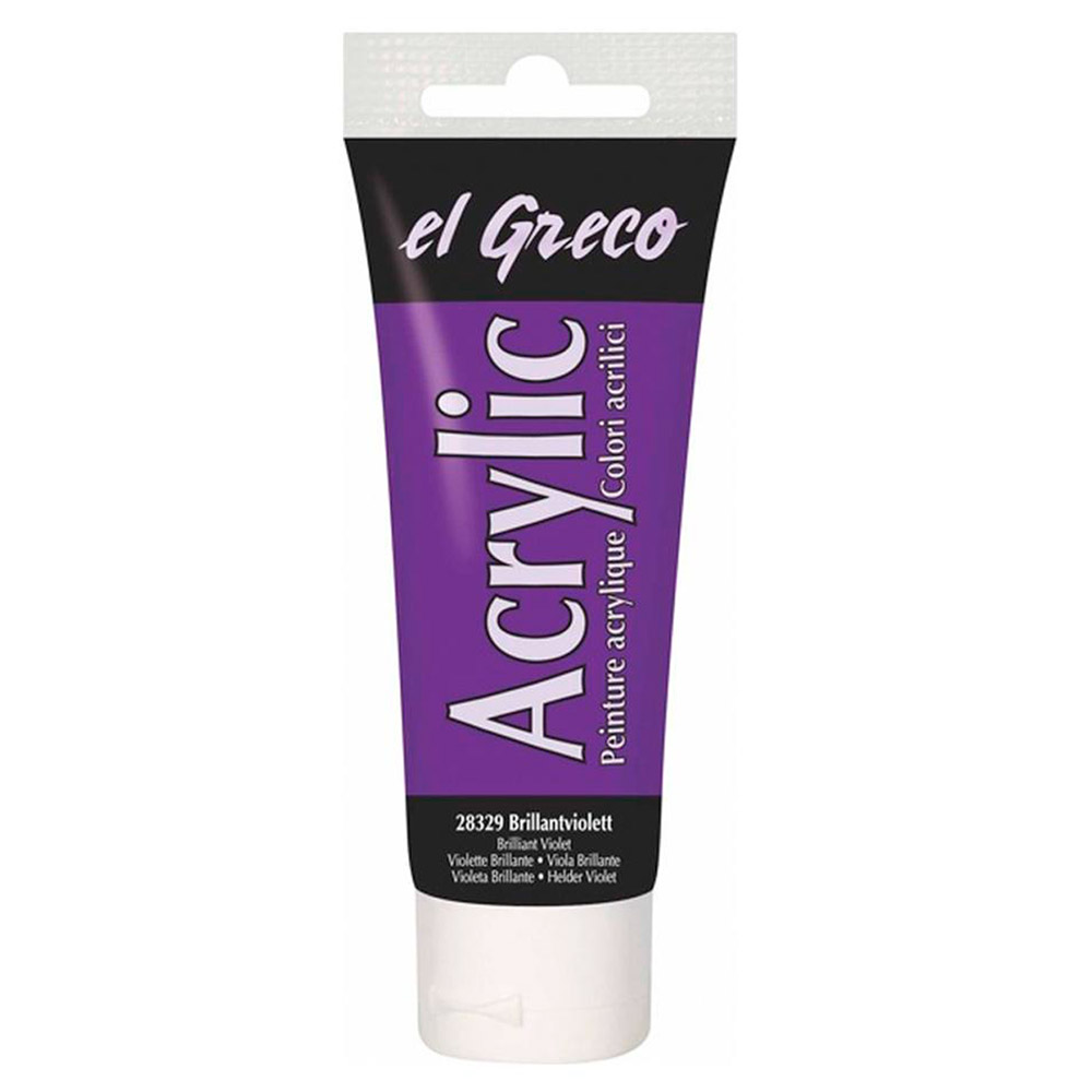 Pintura el Greco Violeta Brillante Acrílica 75ml