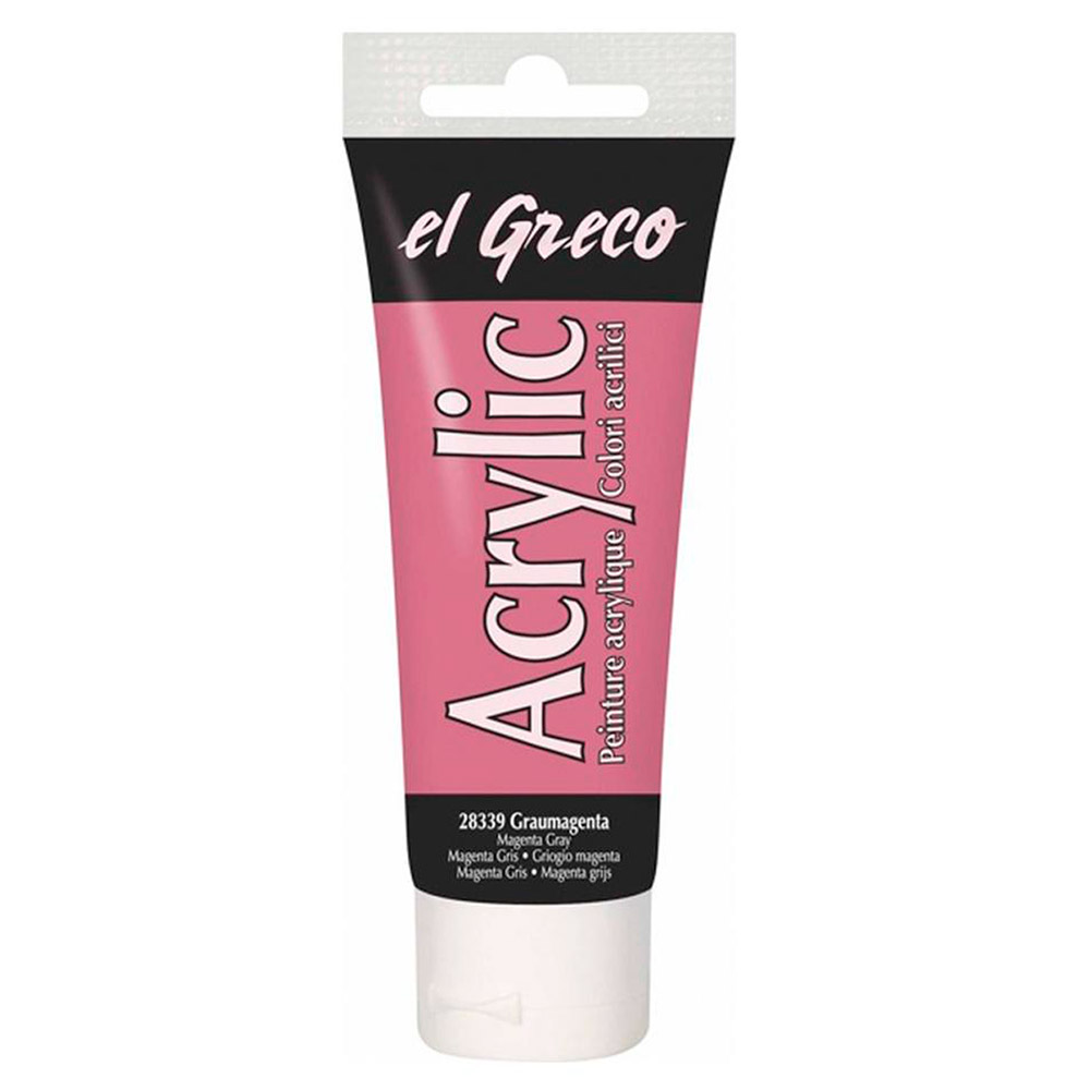Pintura el Greco Gris Magenta Acrílica 75ml