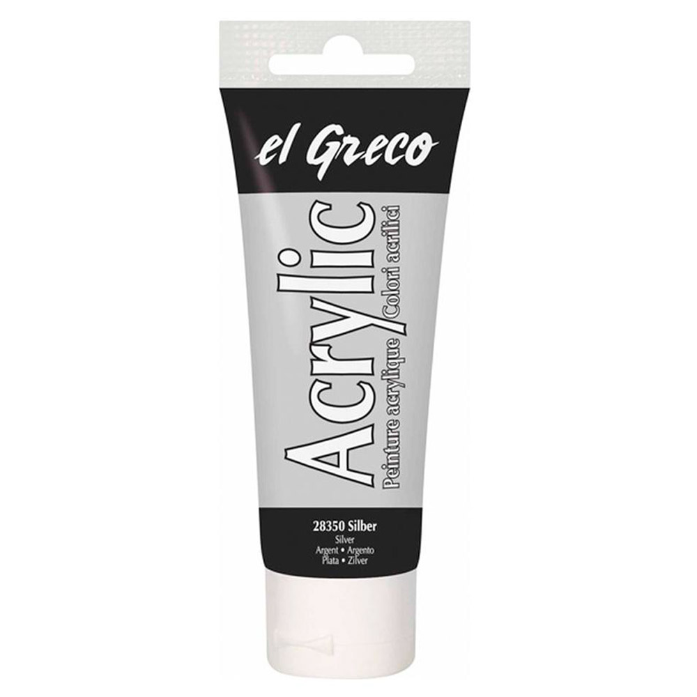 Pintura el Greco Plata Acrílica 75ml