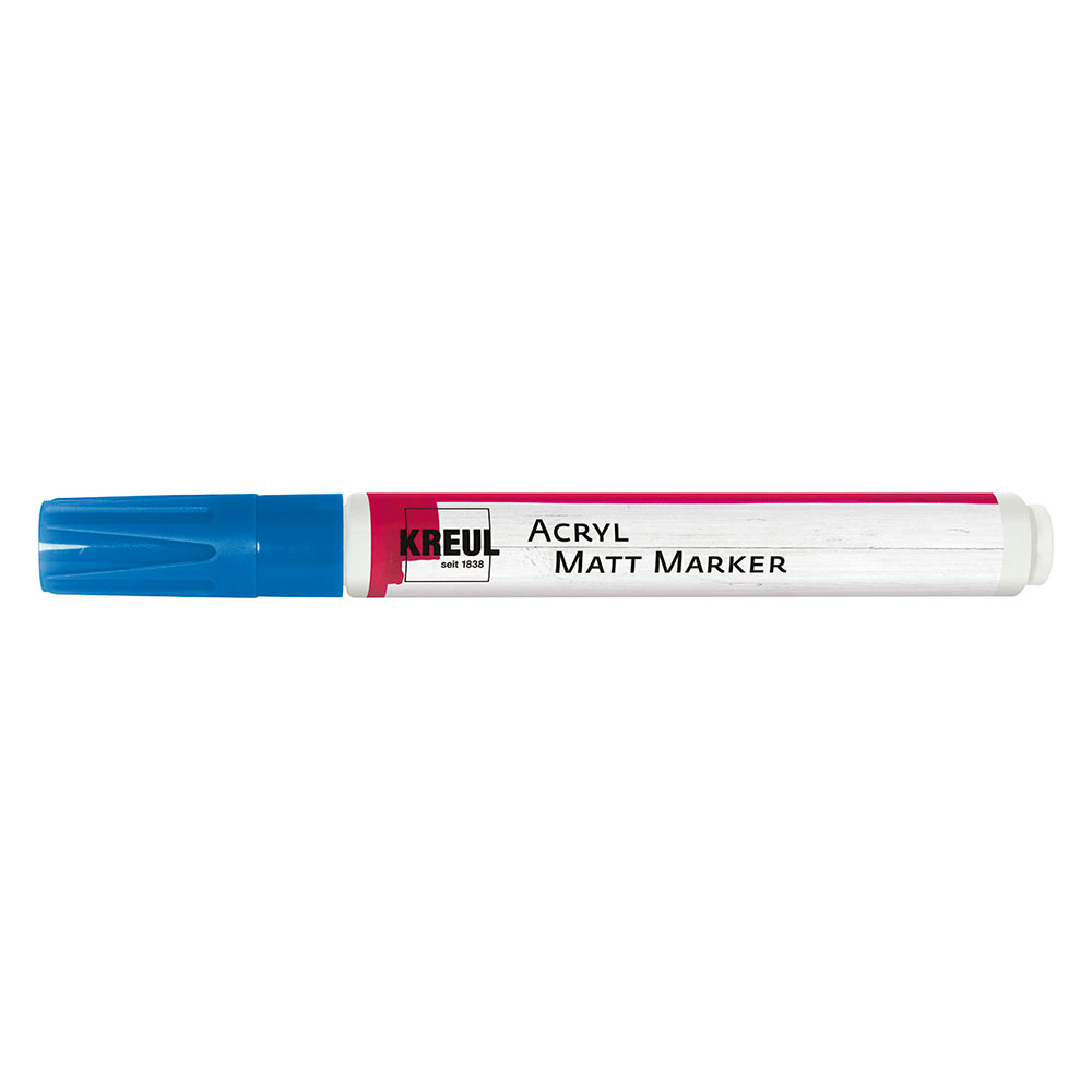 Rotulador Acrílico Matt Marker M Azul