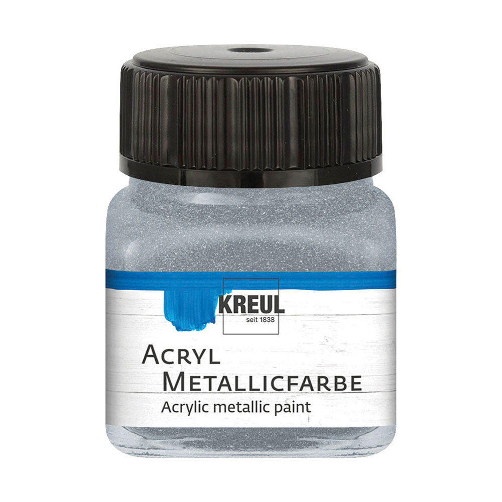 Pintura H Line Acrilico Metalico Color 20 Ml. Silver K77272