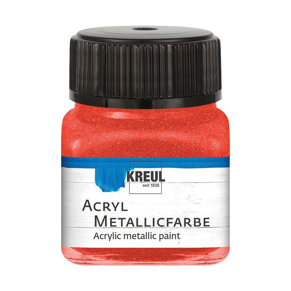 Pintura H Line Acrilico Metalico Color 20 Ml. Red