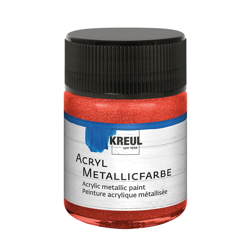 Pintura H Line Acrilico Metalico Color 50Ml. Red