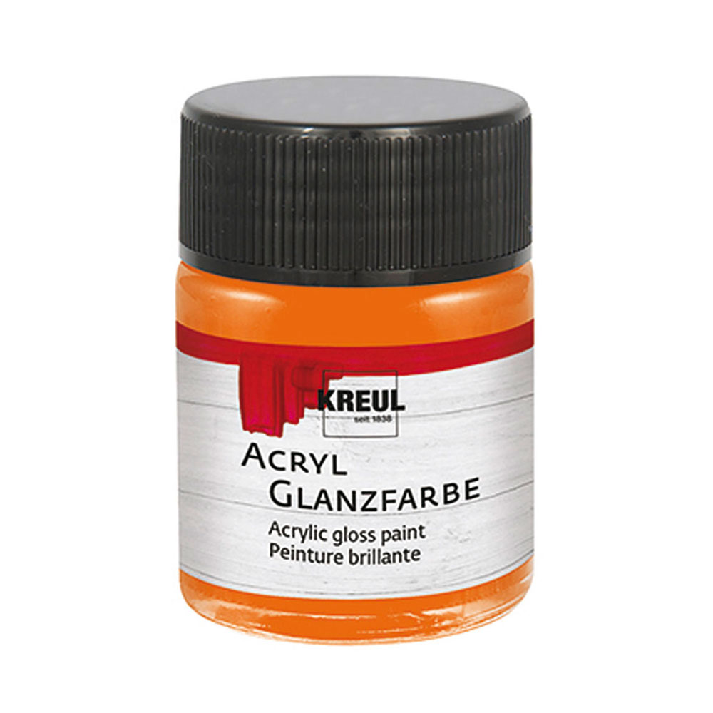 Pintura H Line Acrilico Brillante Color 50 Ml Orange