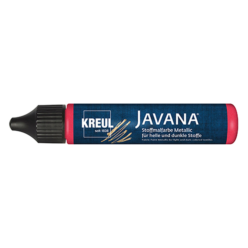 Javana Tex Metallic Pen Rojo 25Ml