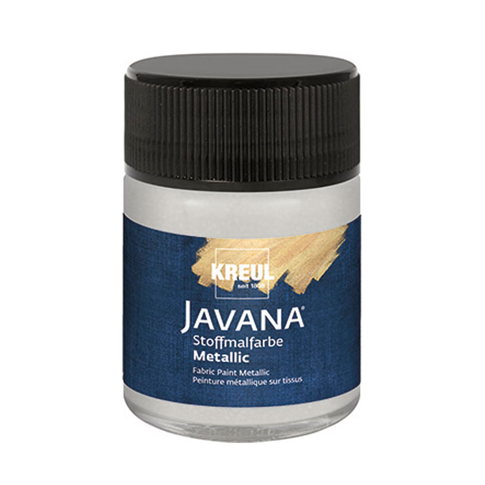 Pintura Javana Tex Metalic 50 Ml Silver