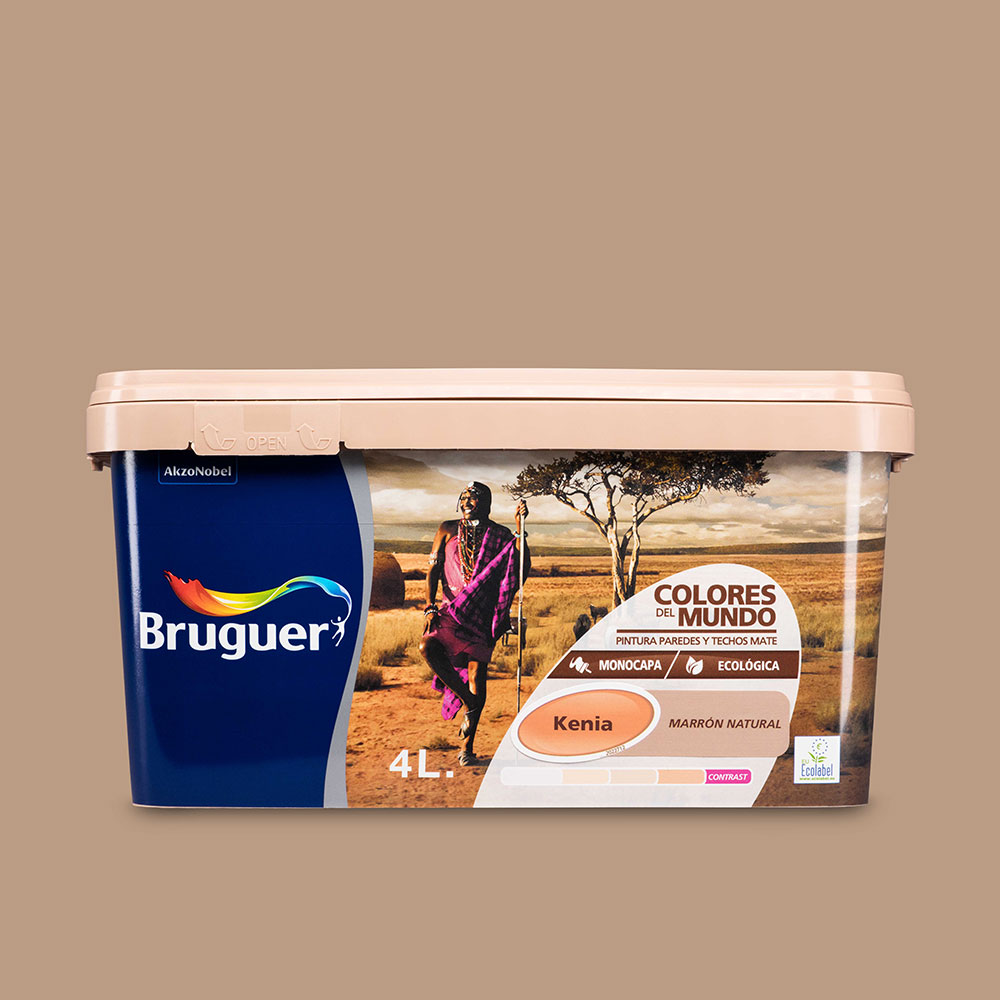 Colores del mundo Kenia Marrón Natural 4l.
