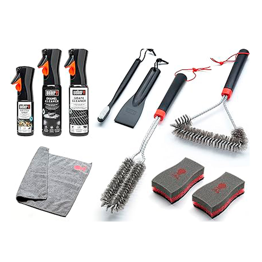 Kit Limpieza Barbacoas Porcelana Esmaltada