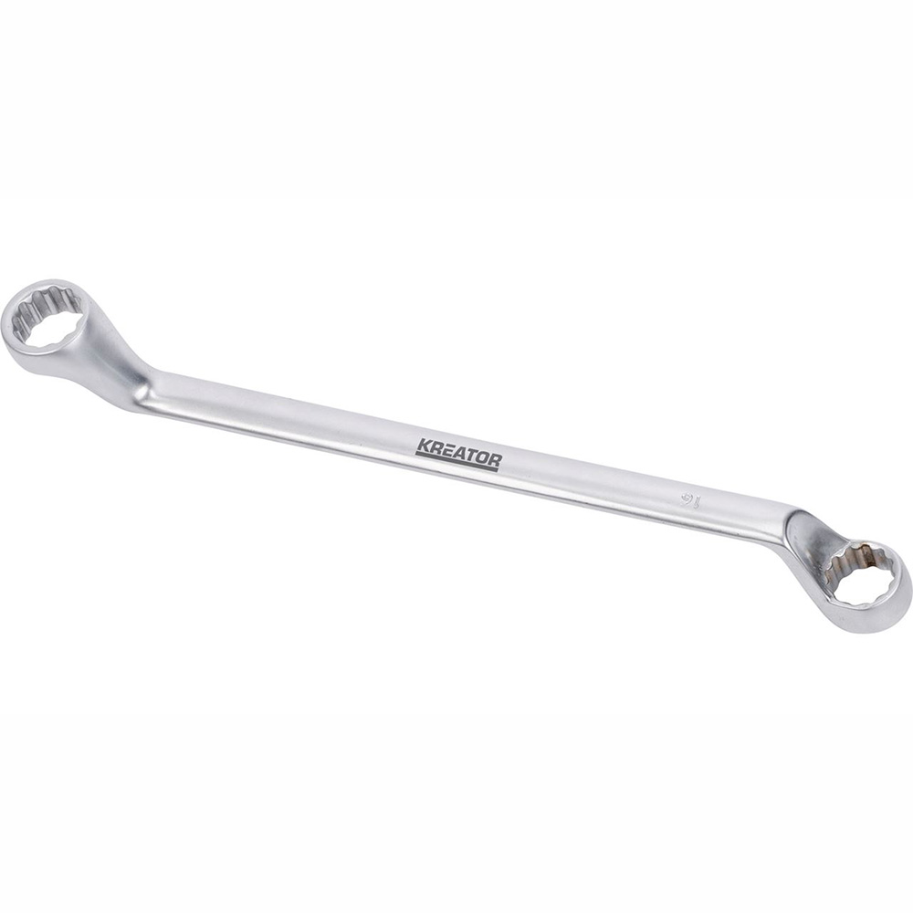 Llave Fija Acodada 190mm Acero 16mm/17mm. KRT501106