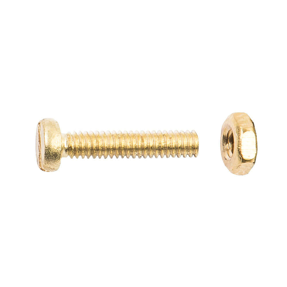 Tornillo Metrico C/Tuerca 2x10 Din 7985 Laton Ph Radio Screws Comprar en SERVEI ESTACIÓ