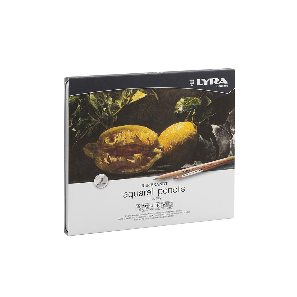 Lápices Lyra Rembrandt Aquarell Est. Metal 24 Uds.