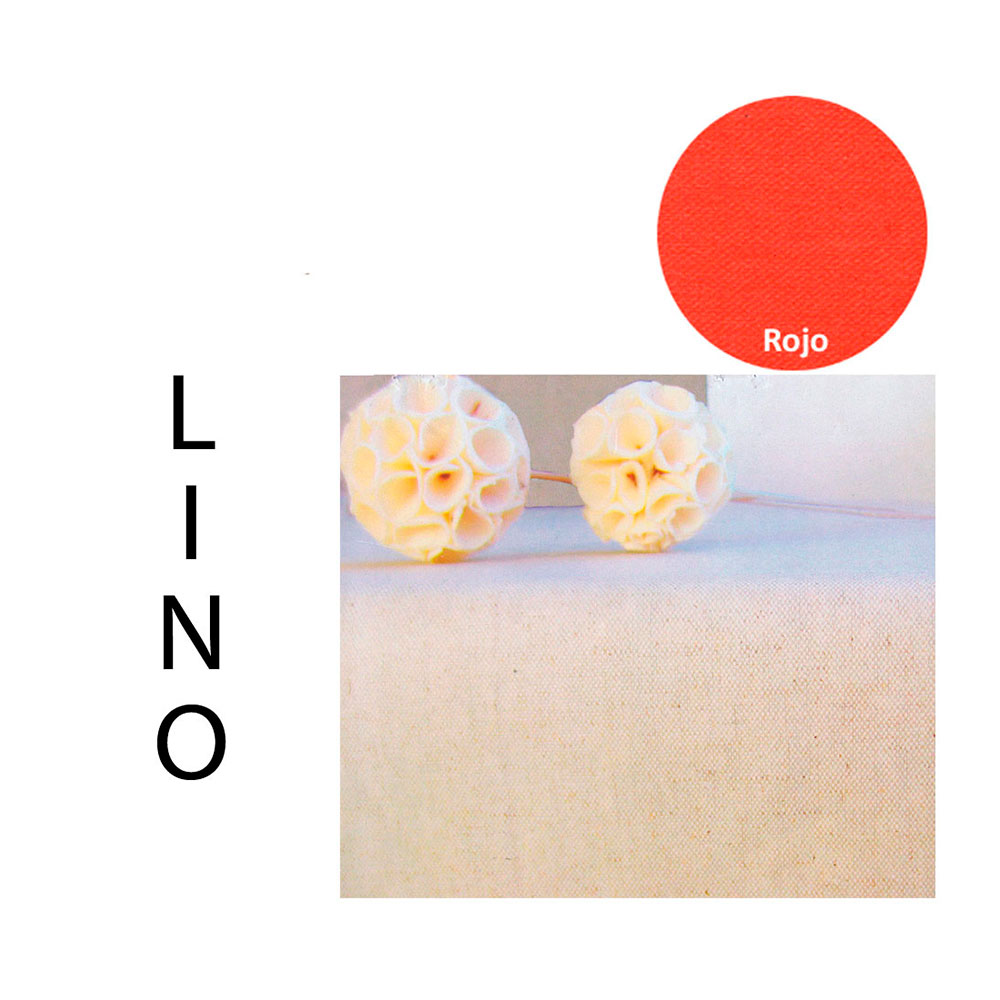 Mantel Aura Lino Rojo 135x245 cm