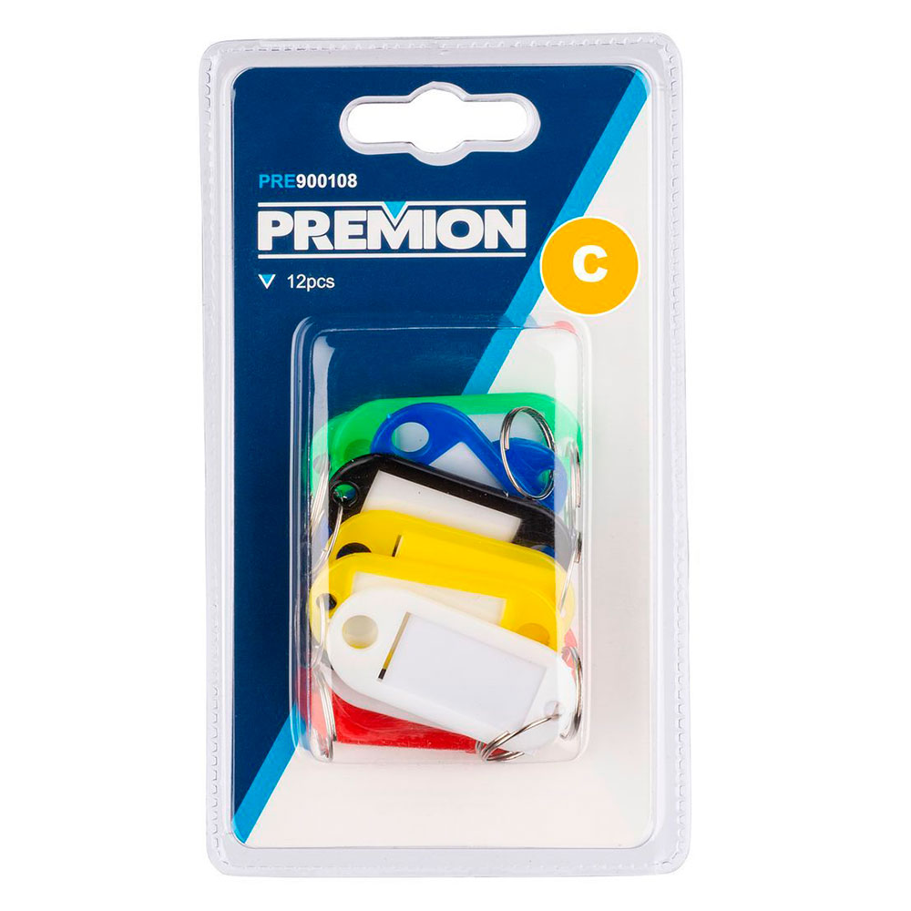 Llavero con etiqueta 12pcs