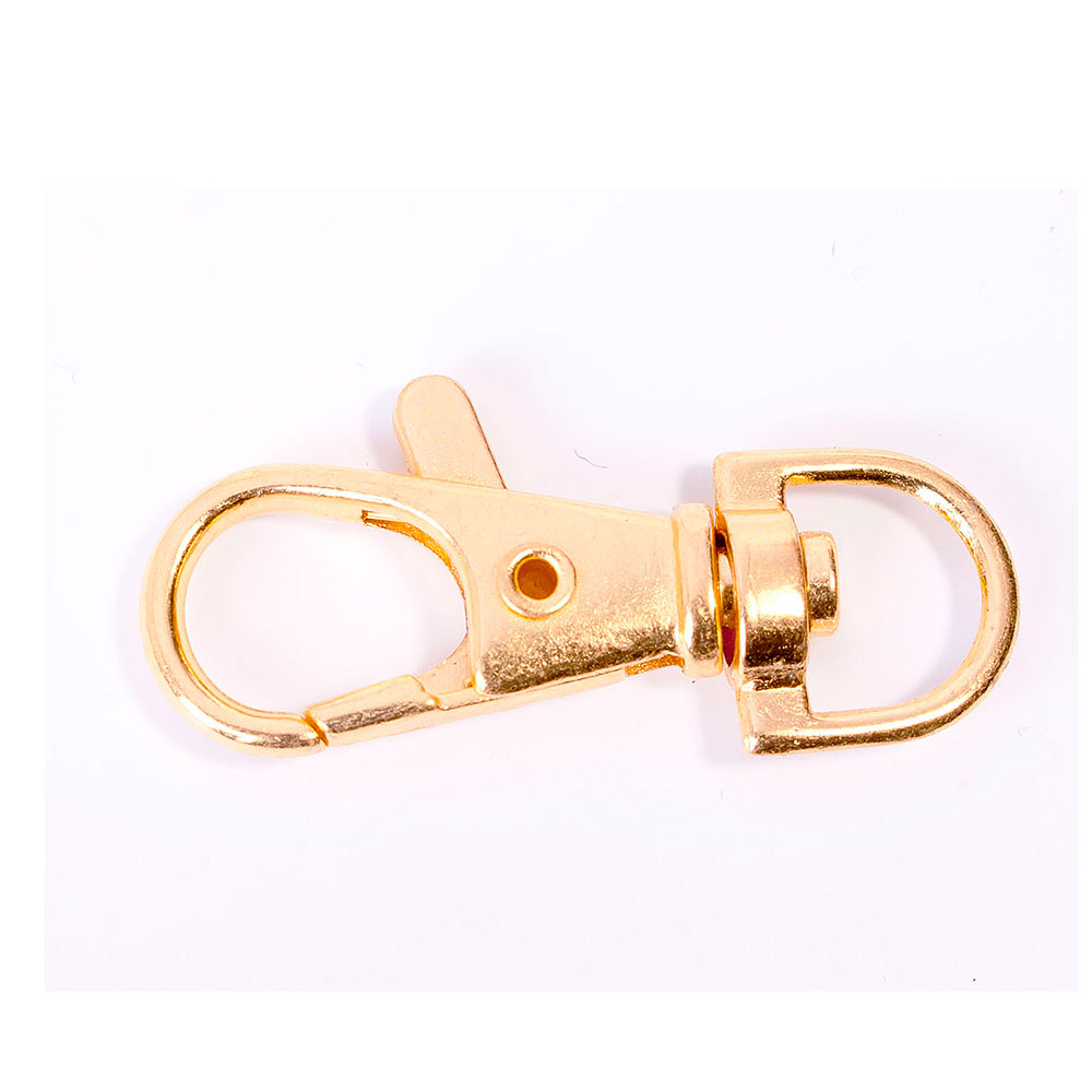 Llavero Cierre Met. Mosquetón Dorado 13,7x37,9mm. 2u. A202254