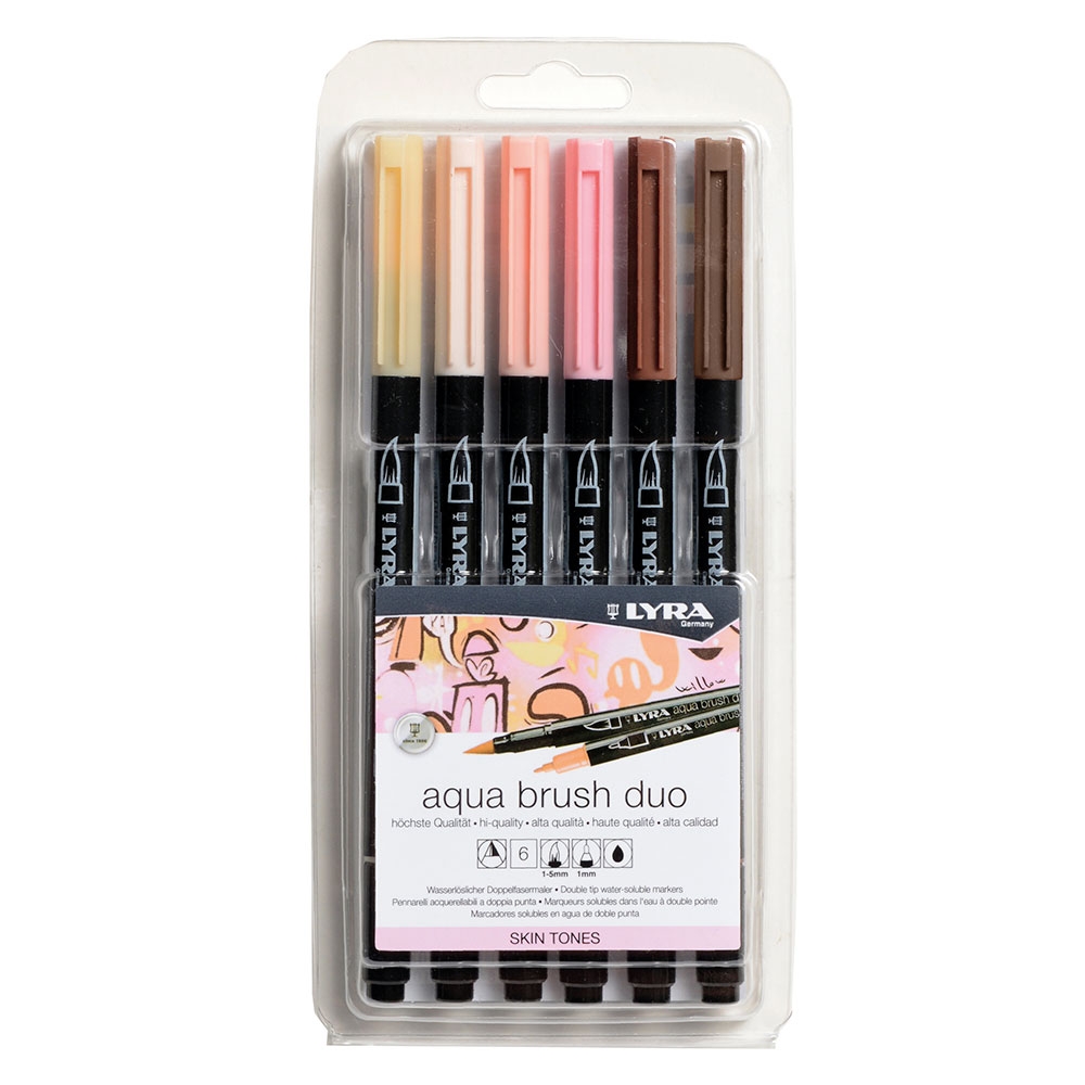 Lyra Aqua Brush Duo Skin Efecto Pincel 6 uds.