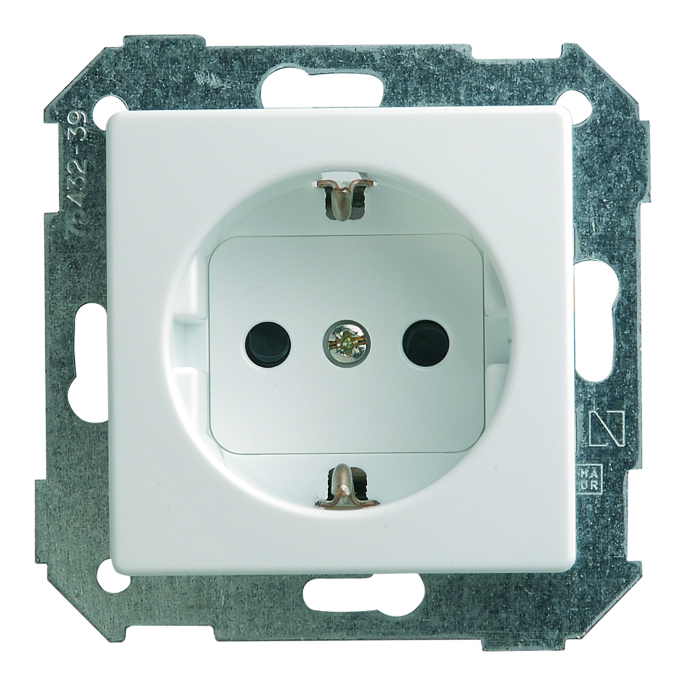 Base Enchufe 2P+Tt Blanco Simon 82