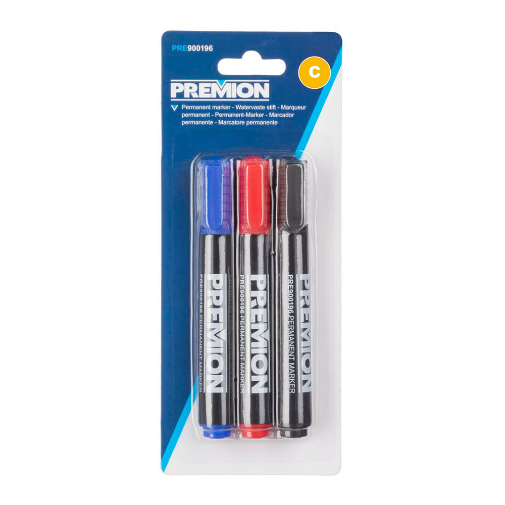 Marcador permanente 3pcs