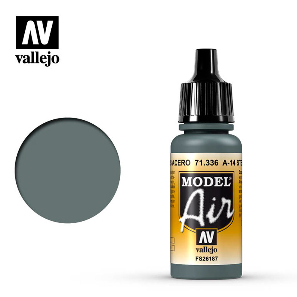 Pintura Acrílica Mate Model Air A-14 Gris Acero 17 ml