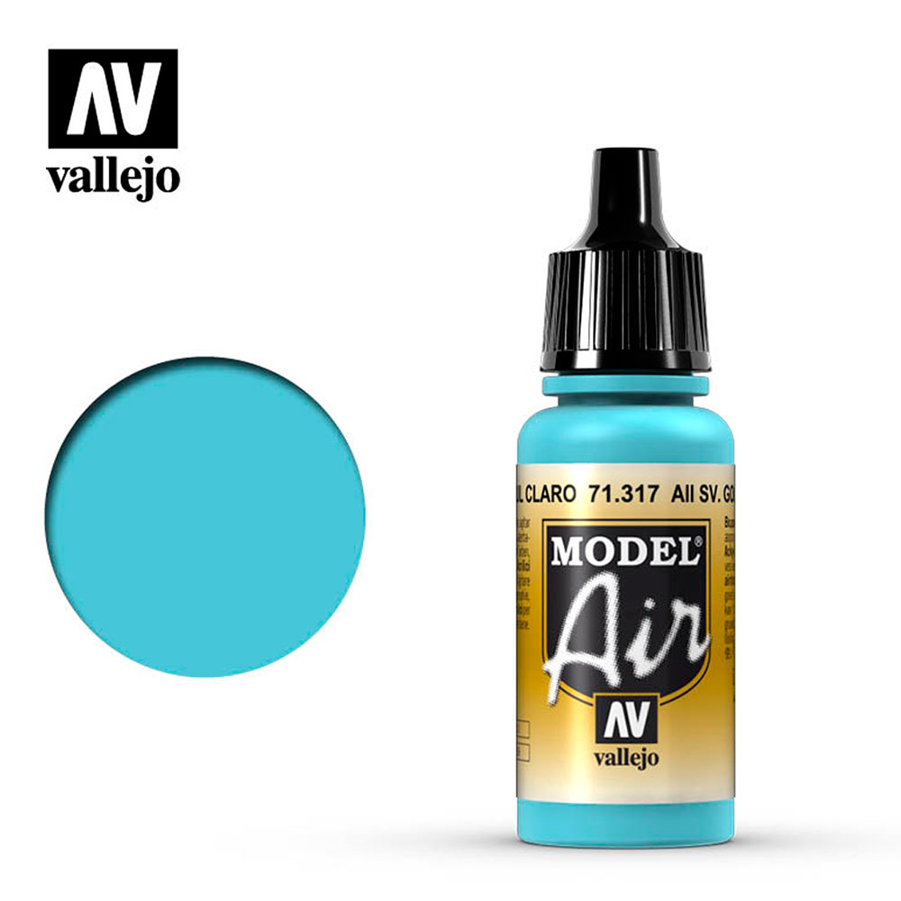 Pintura Acrílica Mate Model Air Aii Sv Gol Azul Claro 17 ml
