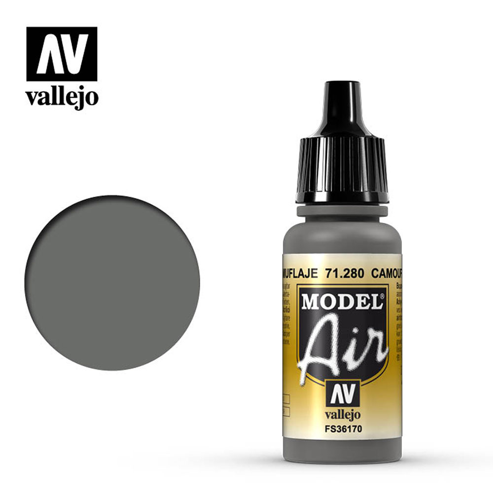 Pintura Acrílica Mate Model Air Gris Camuflaje 17 ml