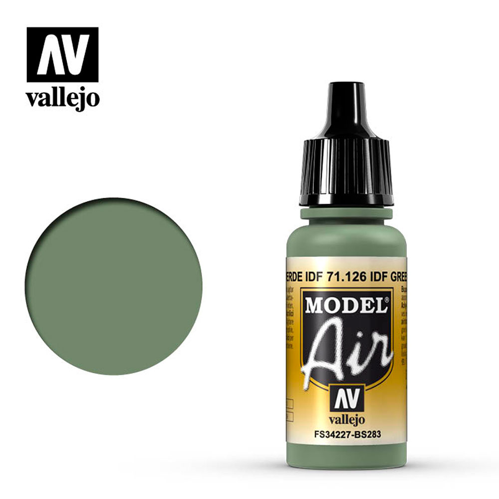 Pintura Acrílica Mate Model Air Verde Idf 17 ml
