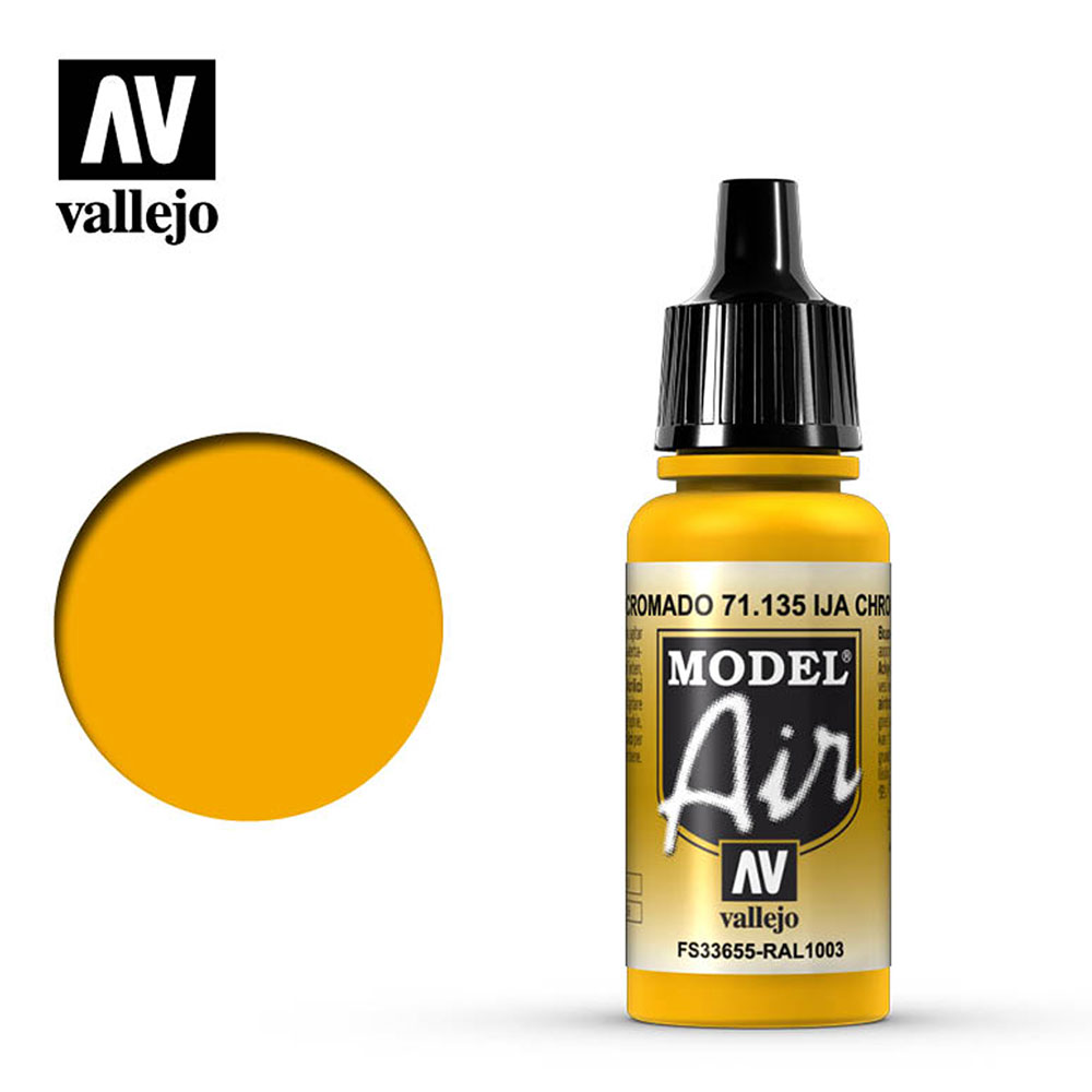 Pintura Acrílica Mate Model Air Ija Amarillo Cromado 17 ml