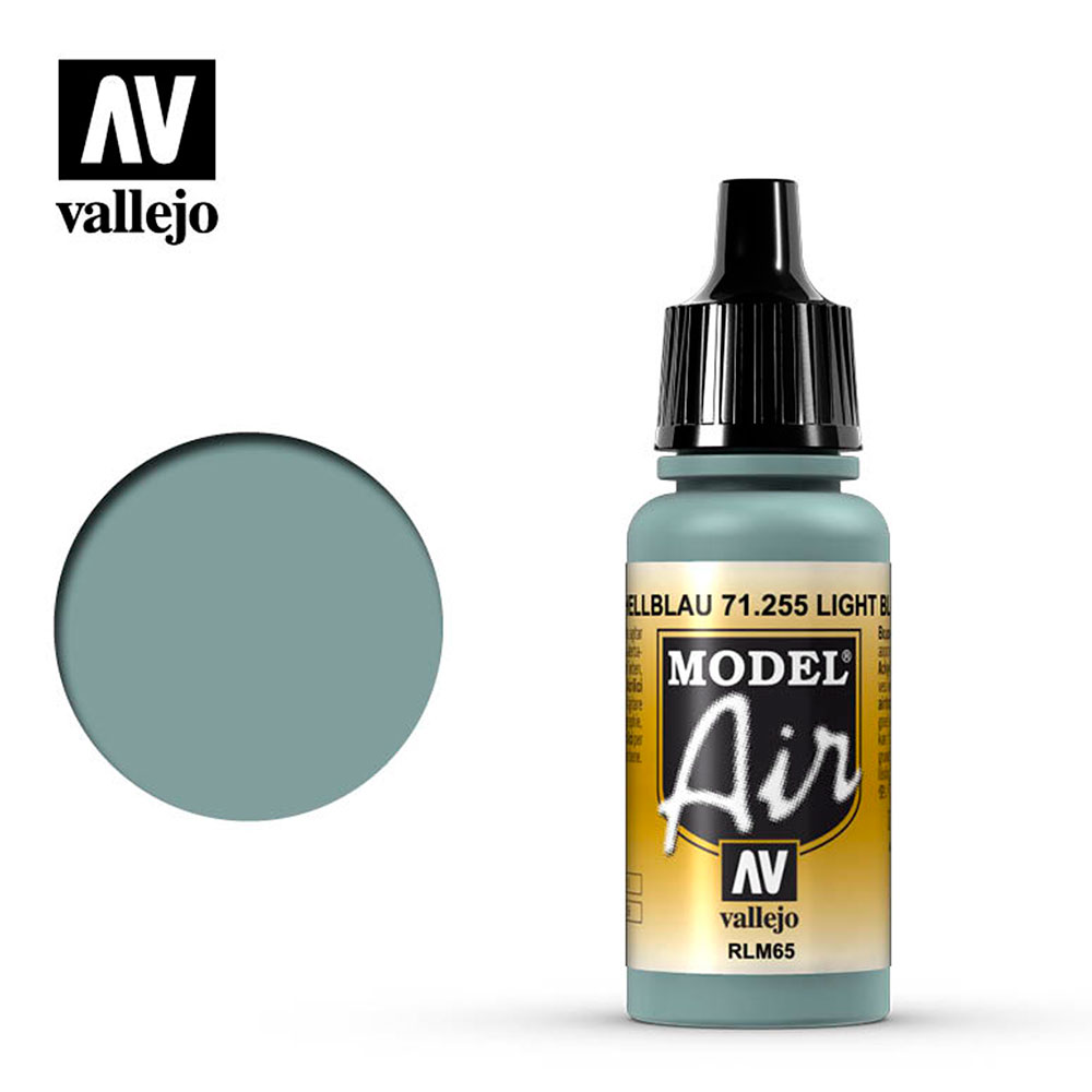 Pintura Acrílica Mate Model Air Rlm65 Hellblau - Azul Claro 17 ml