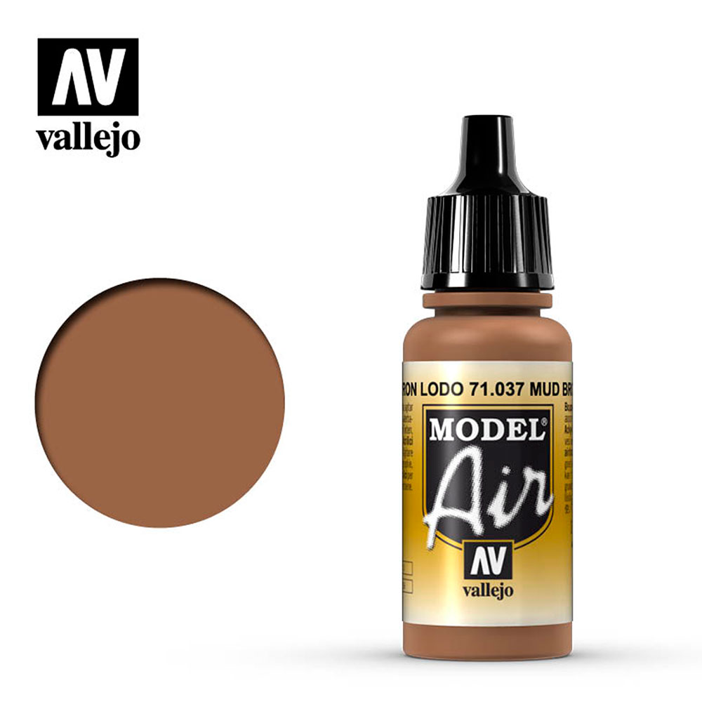 Pintura Acrílica Mate Model Air Marrón Lodo 17 ml