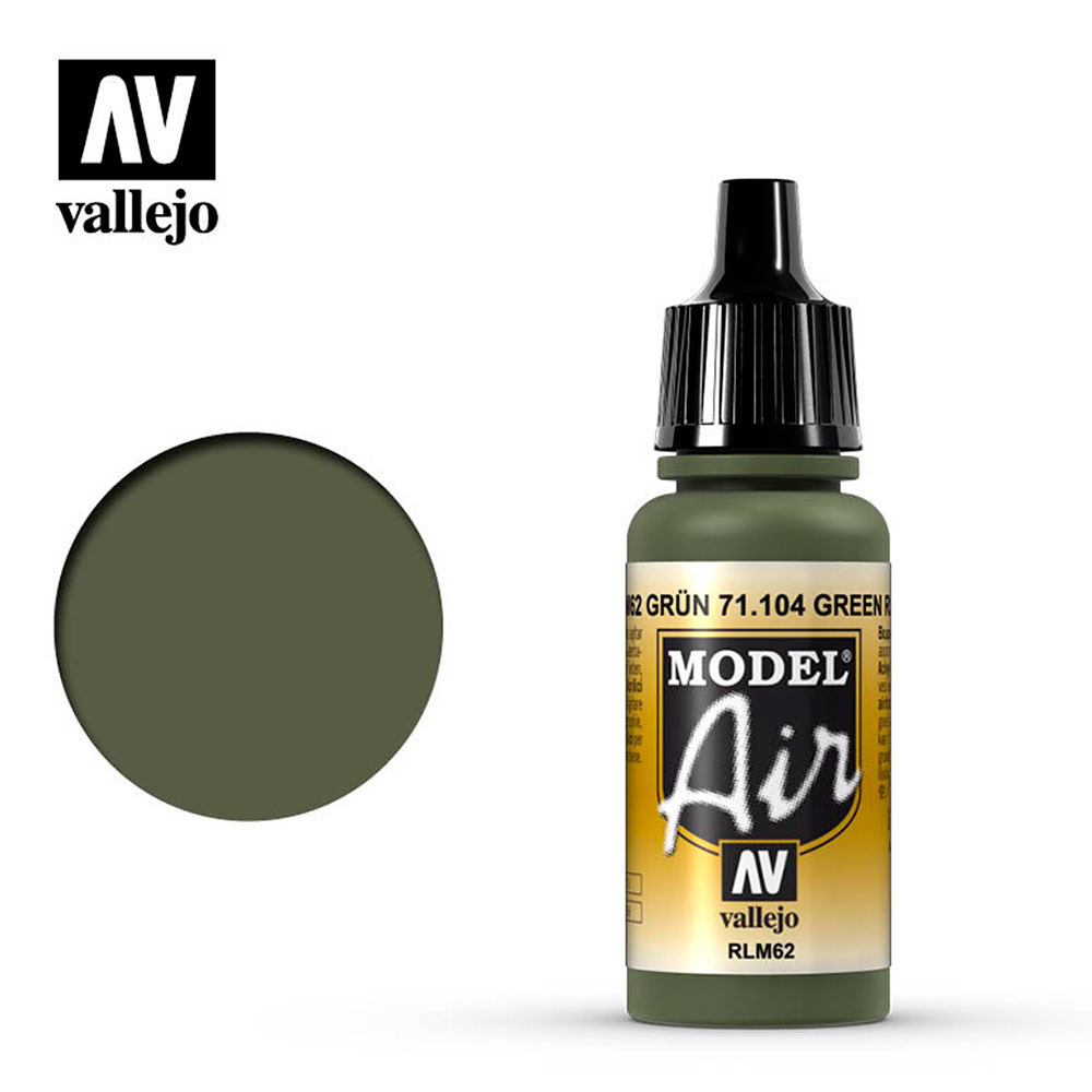 Pintura Acrílica Mate Model Air Rlm62 Grün - Verde 17 ml