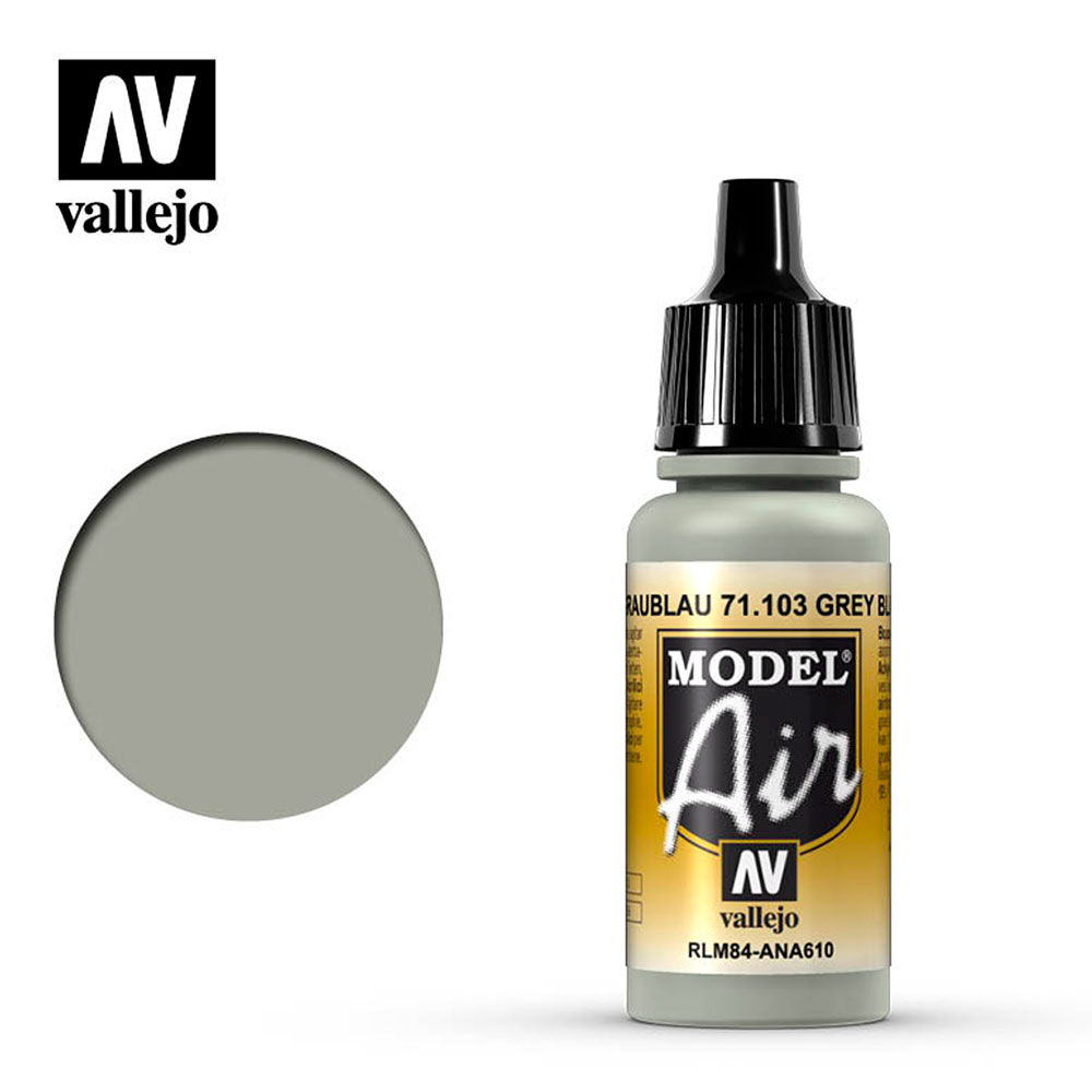 Pintura Acrílica Mate Model Air Rlm84 Graublau - Azul Gris 17 ml