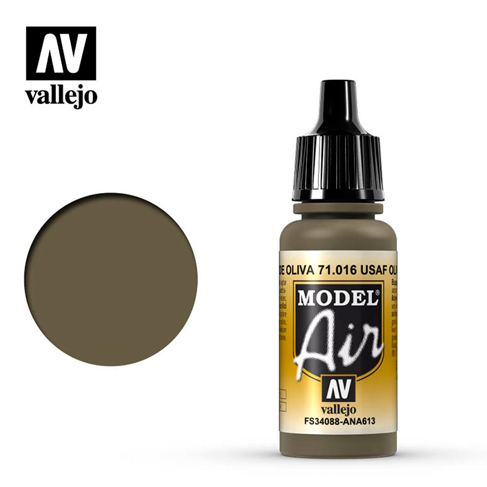 Pintura Acrílica Mate Model Air Verde Oliva 17 ml