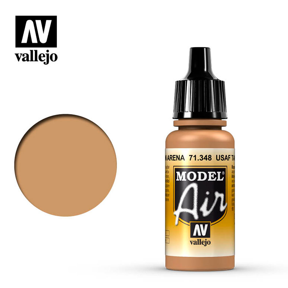 Pintura Acrílica Mate Model Air USAF Marrón Arena 17 ml