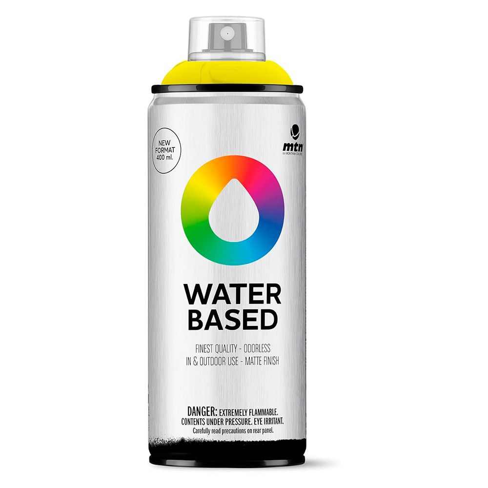 Pintura Spray Mtn Wb4 Amarillo Flúor 400 ml