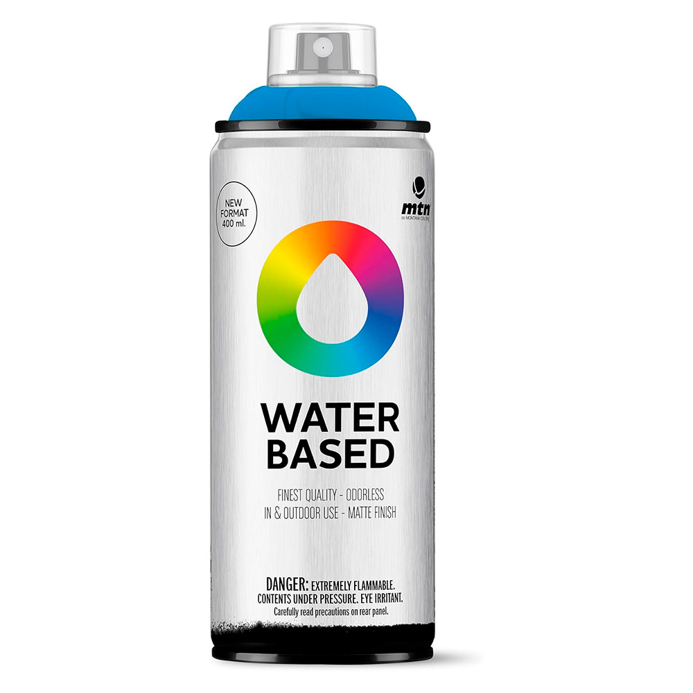Pintura Spray Mtn Wb4 Azul Flúor 400 ml