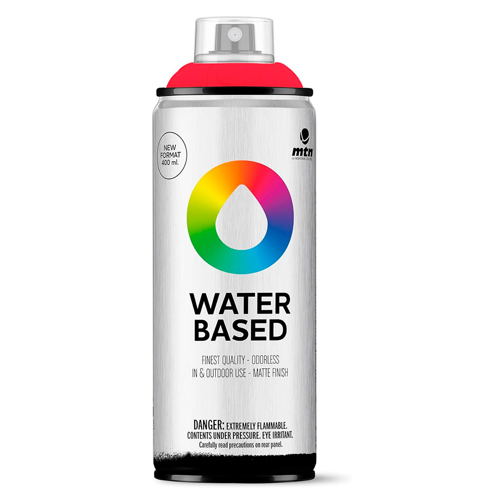 Pintura Spray Mtn Wb4 Rojo Flúor 400 ml