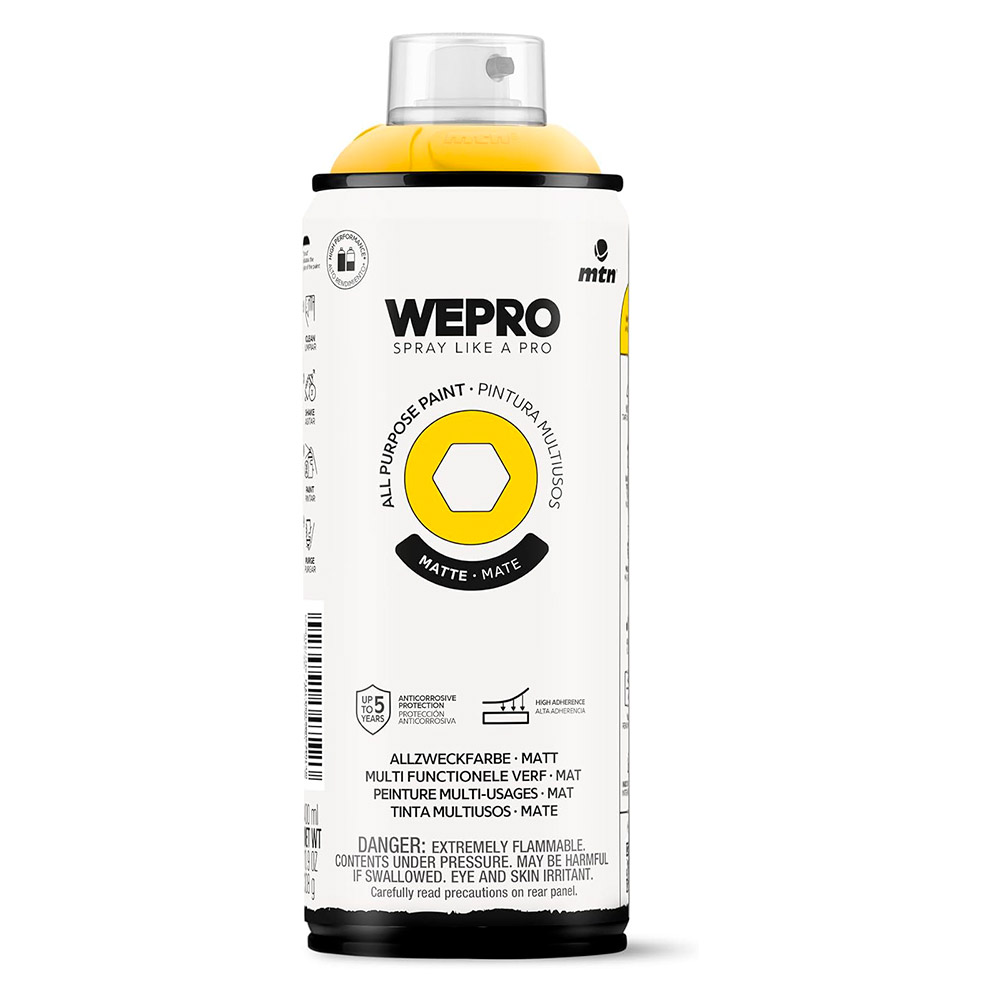Pintura Mtn Wepro Solvent Amarillo Bart 400 ml