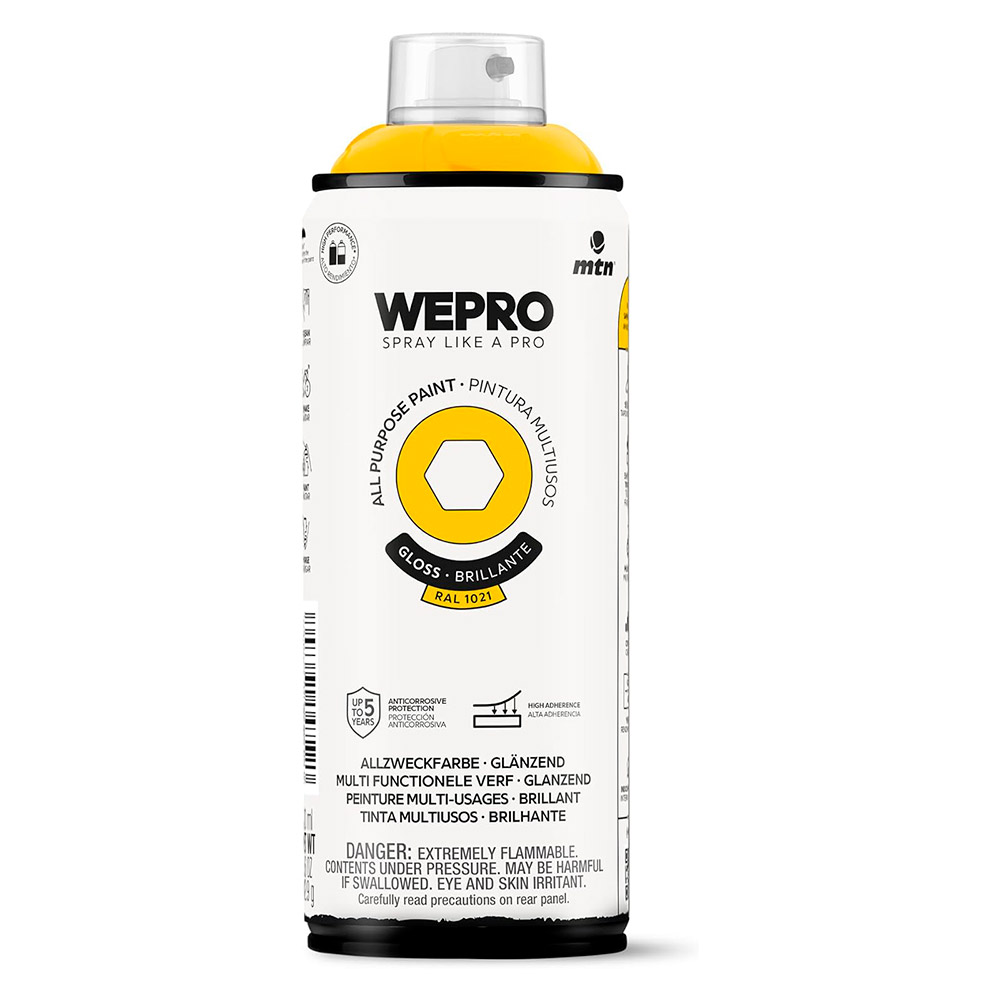 Pintura Mtn Wepro Solvent Amarillo Samba 400 ml