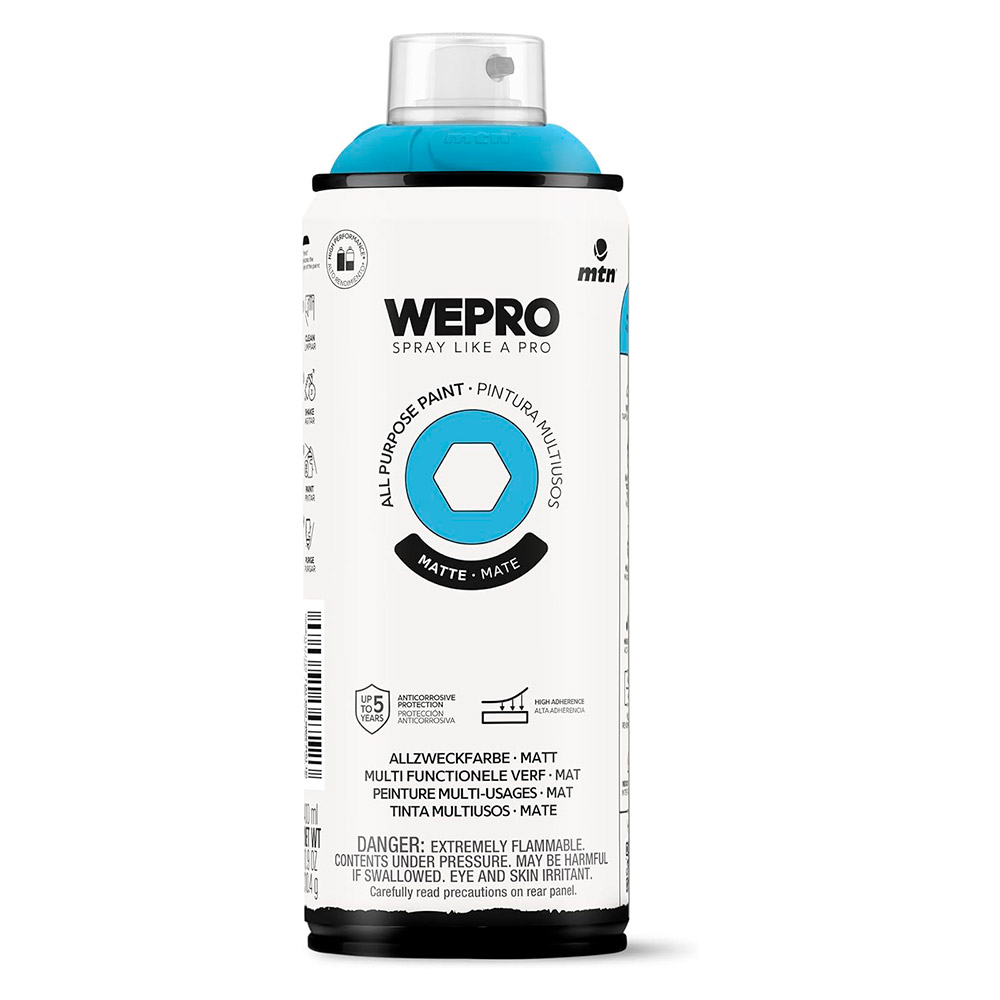 Pintura Mtn Wepro Solvent Azul Hechizo 400 ml