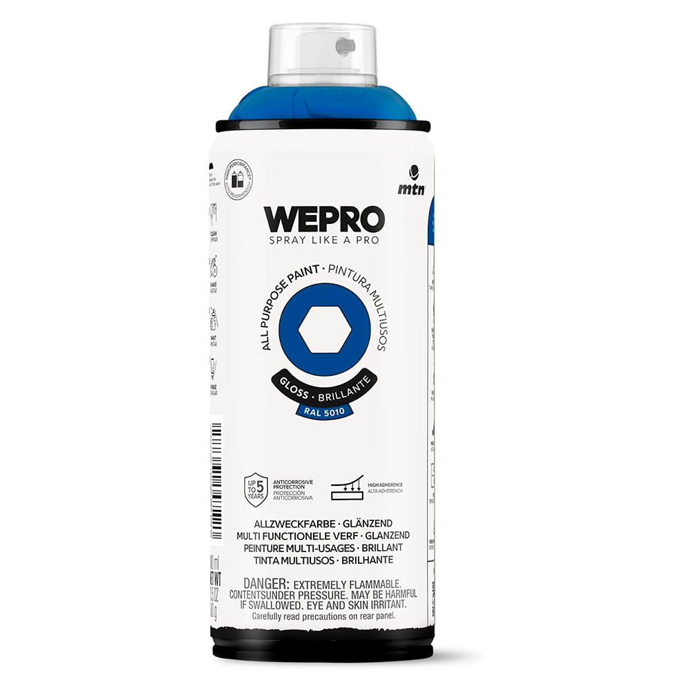 Pintura Mtn Wepro Solvent Azul Klein 400 ml