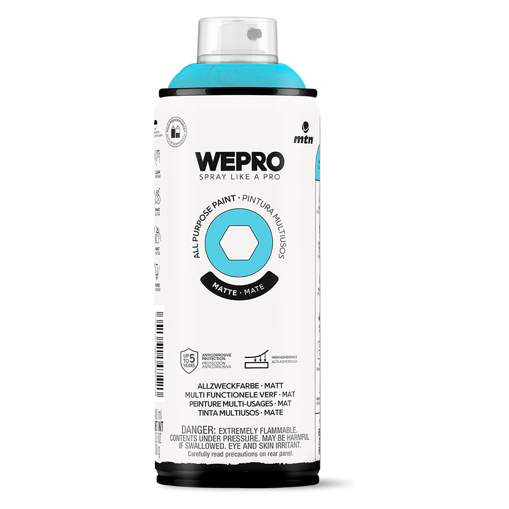 Pintura Mtn Wepro Solvent Azul Pacífico 400 ml