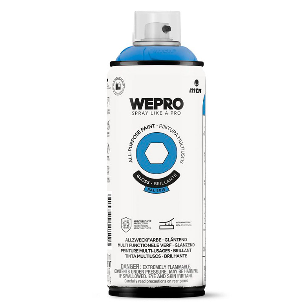 Pintura Mtn Wepro Solvent Azul Surf 400 ml