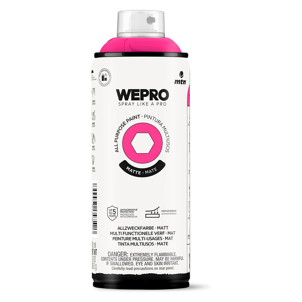 Pintura Mtn Wepro Solvent Fucsia Flúor 400 ml