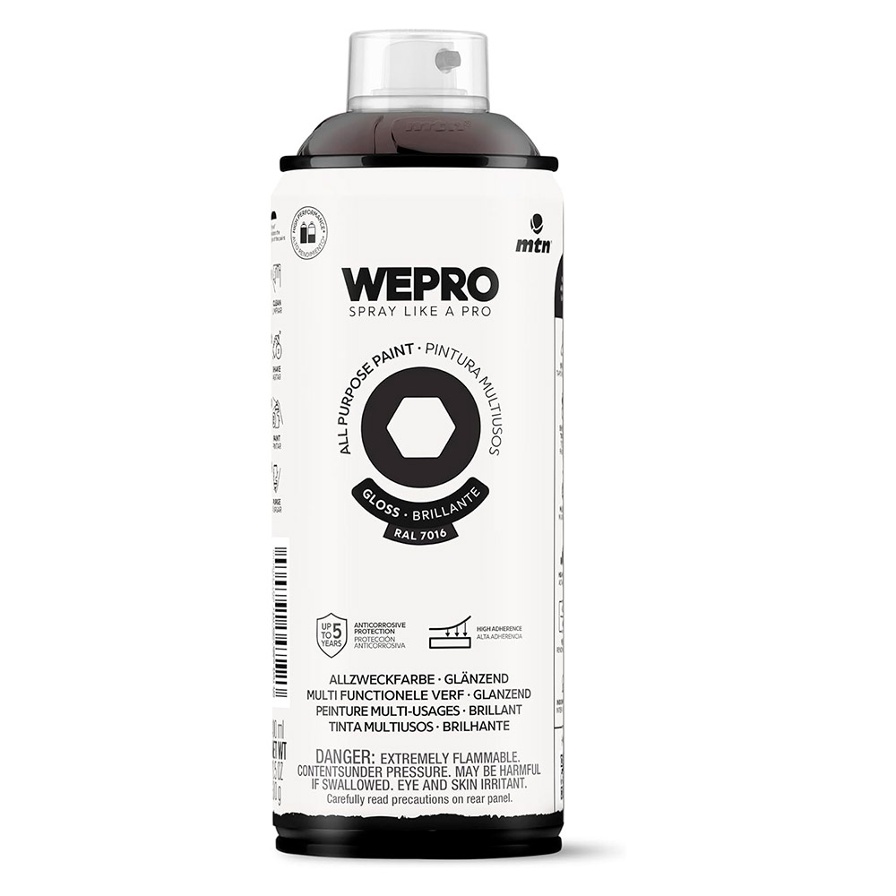Pintura Mtn Wepro Solvent Gris Apolo 400 ml