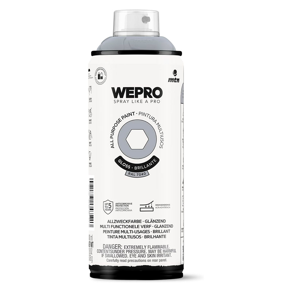 Pintura Mtn Wepro Solvent Gris Fiordo 400 ml