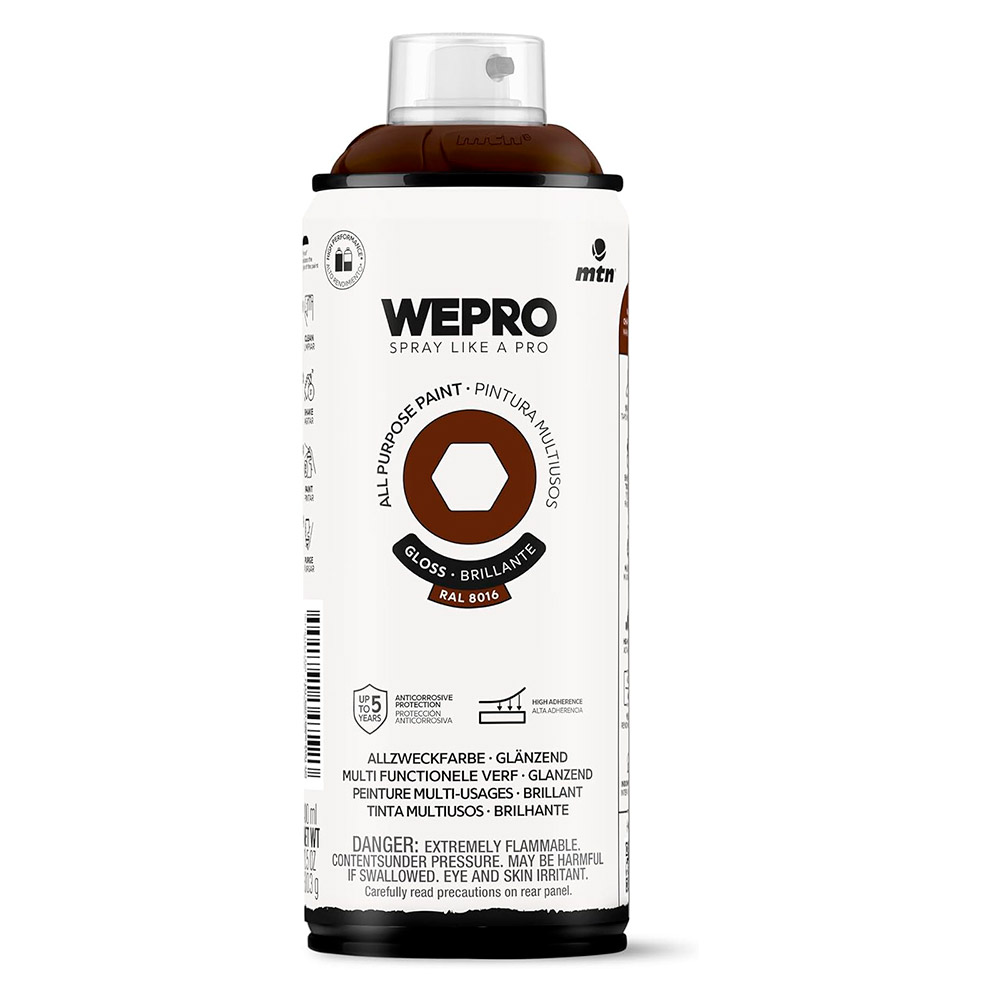 Pintura Mtn Wepro Solvent Marrón Charlie 400 ml