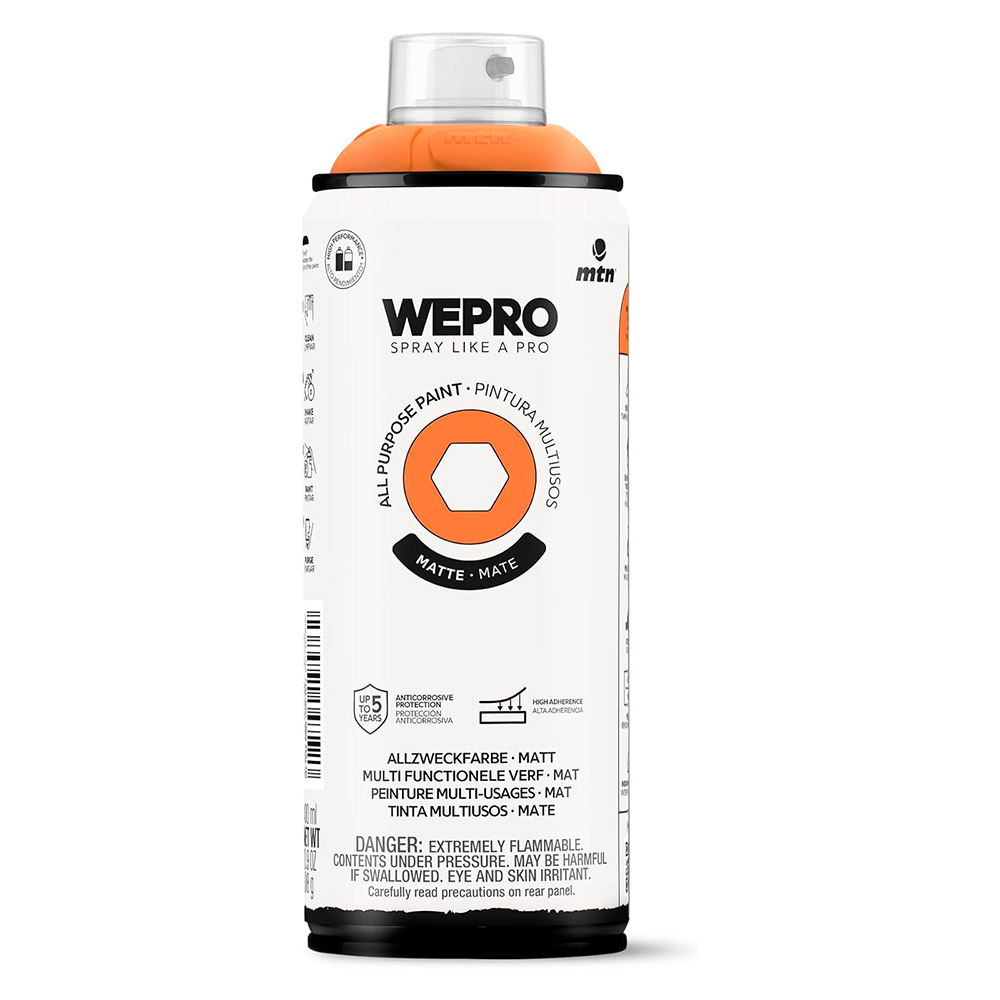 Pintura Mtn Wepro Solvent Naranja Amsterdam 400 ml