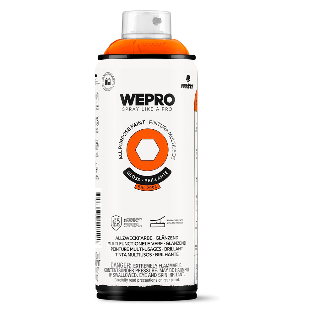 Pintura Mtn Wepro Solvent Naranja Fénix 400 ml