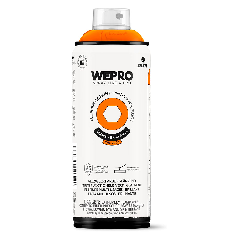 Pintura Mtn Wepro Solvent Naranja Marrakech 400 ml