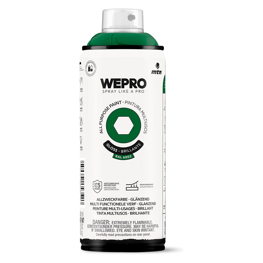 Pintura Mtn Wepro Solvent Verde Envidia 400 ml